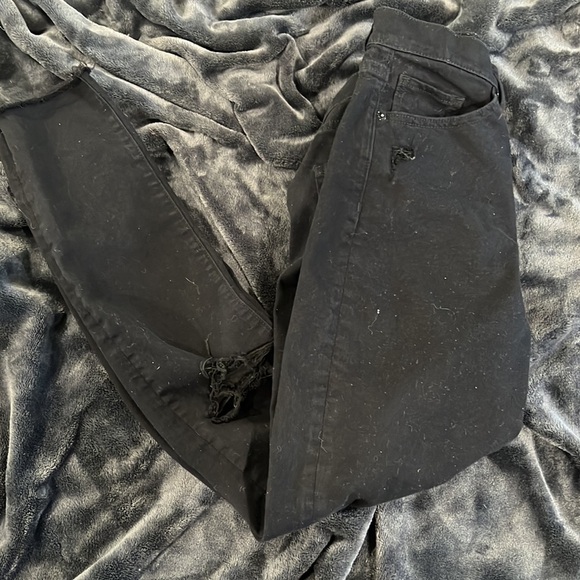 [Express] Skinny High Rise Destroyed Jeans - Picture 3 of 5